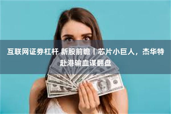 互联网证劵杠杆 新股前瞻丨芯片小巨人，杰华特赴港输血谋翻盘