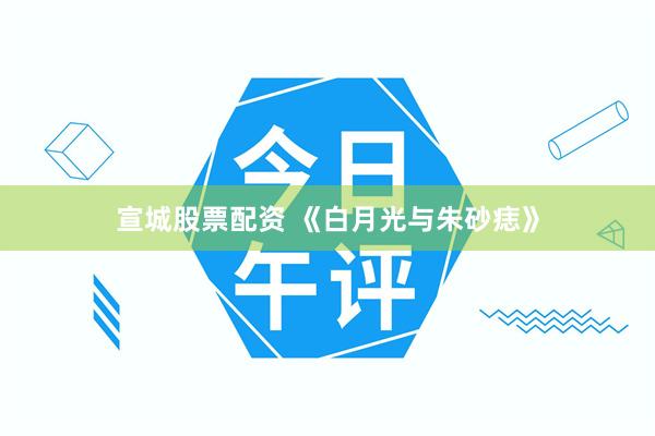 宣城股票配资 《白月光与朱砂痣》