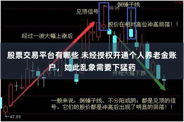 股票交易平台有哪些 未经授权开通个人养老金账户，如此乱象需要下猛药